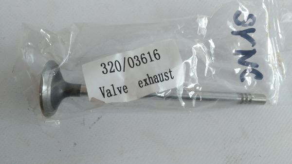 Клапан випускний 320/03616>>320/03698 Клапан випускний 320/03616>>320/03698